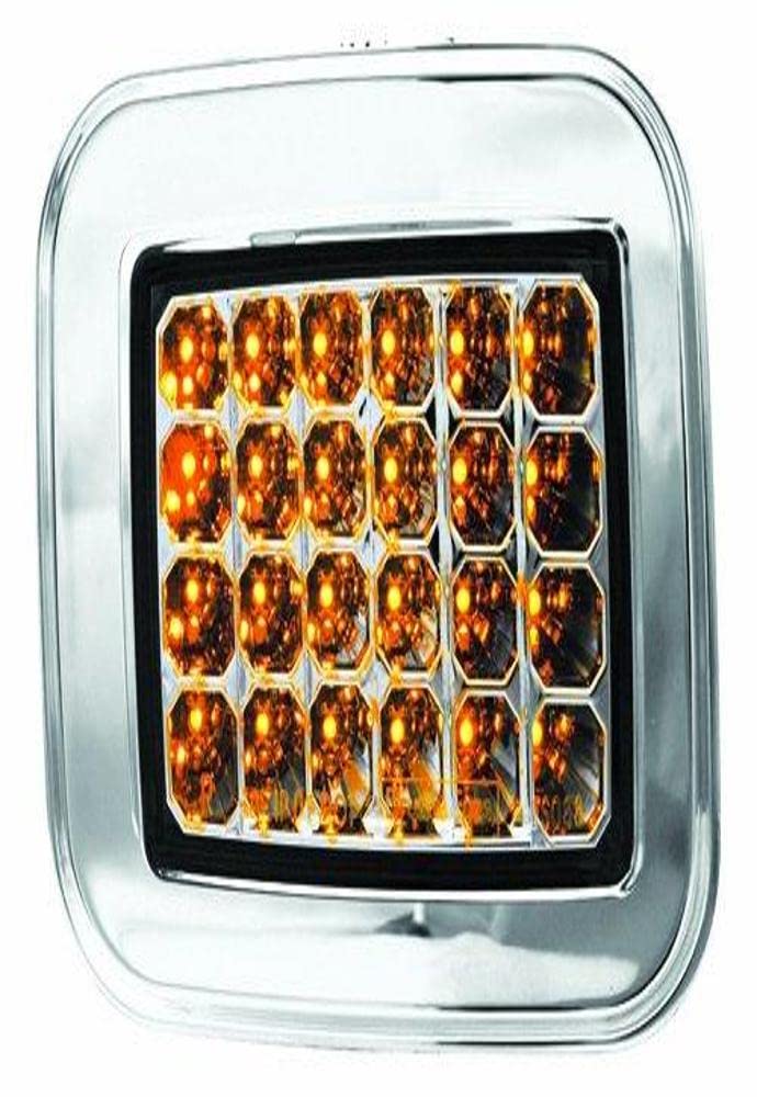 IPCW LEDC-348C Crystal Clear LED Front Park Signal Lamp - Pair - Image 1